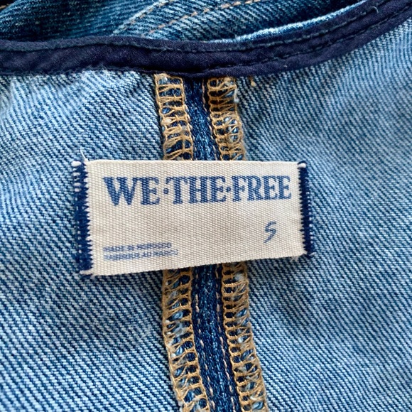 FREE PEOPLE High Roller Denim Jumpsuit Overalls - Picture 10 of 14